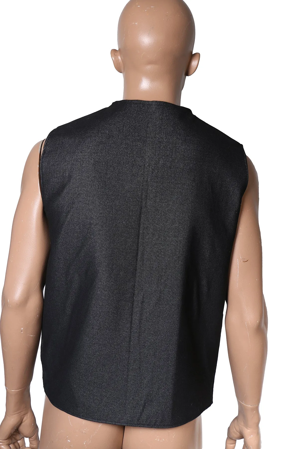 Protective denim Kevlar vest