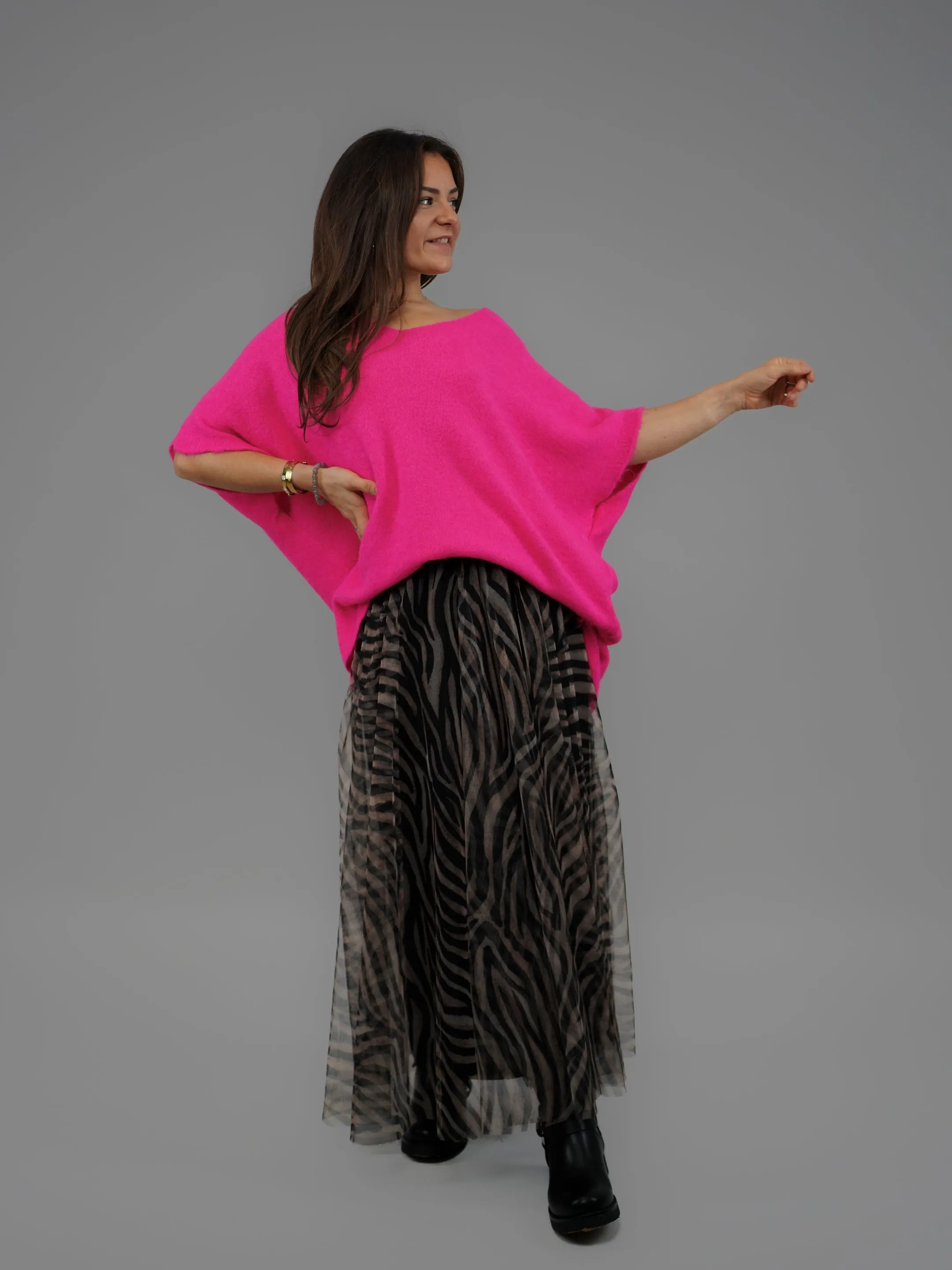 Pull sans manches fuchsia flash - 1851