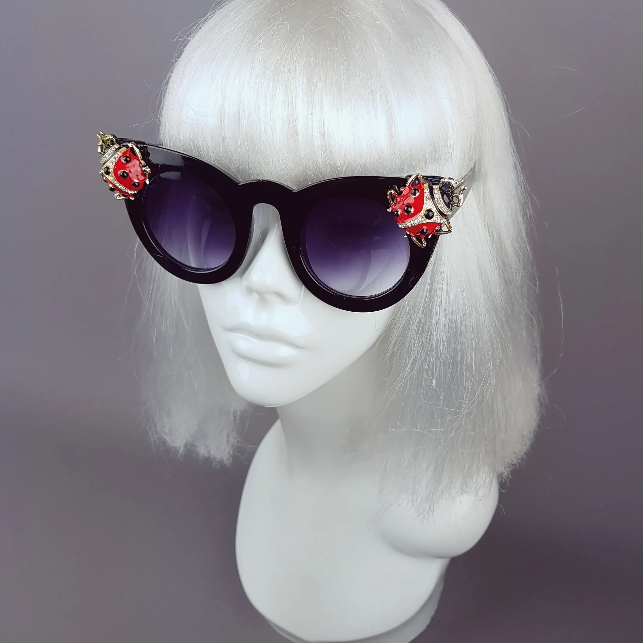 "Coccinella" Jewelled Ladybird Sunglasses