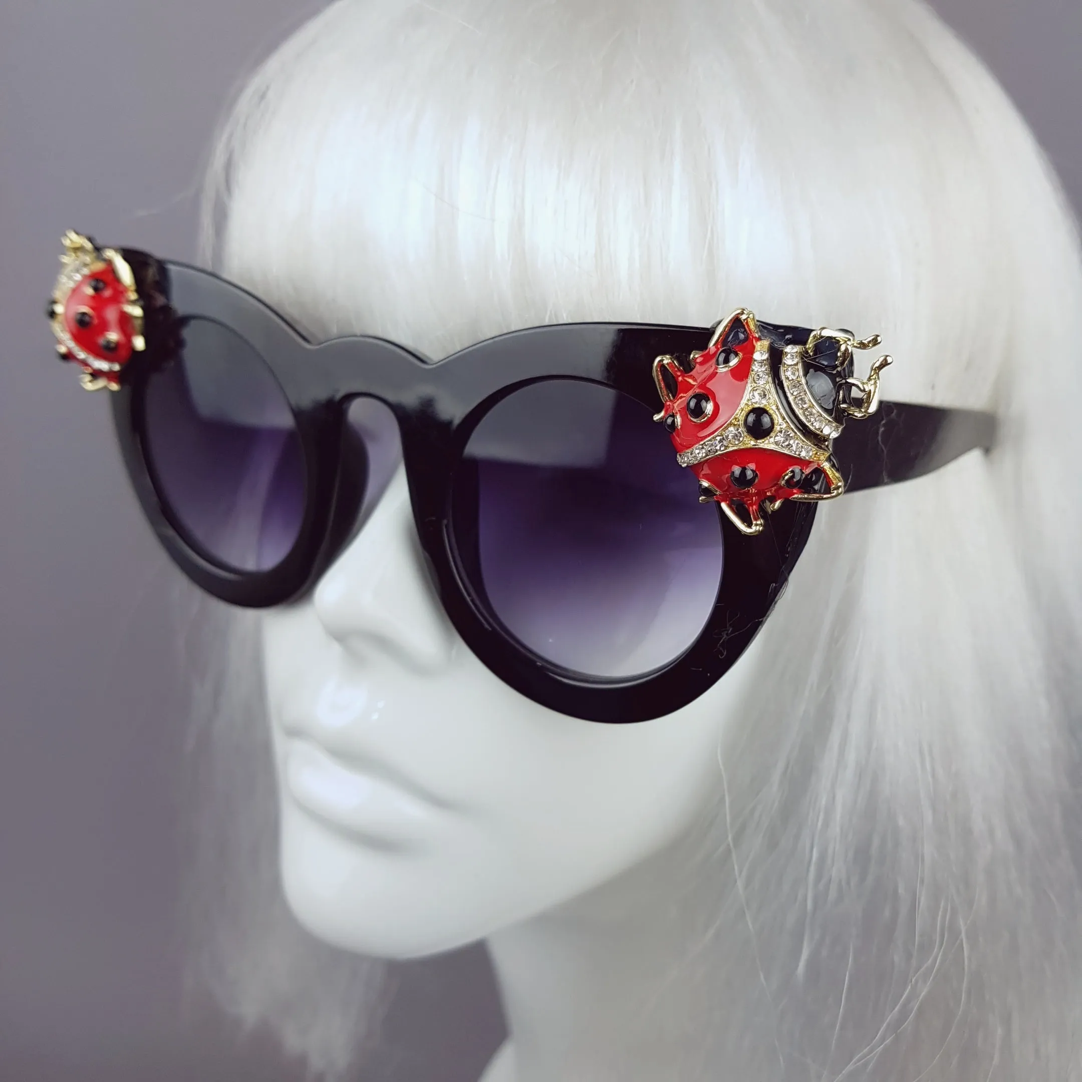 "Coccinella" Jewelled Ladybird Sunglasses