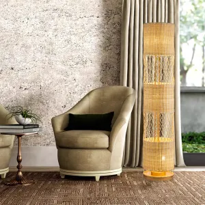 Rattan Unique Floor Lamp