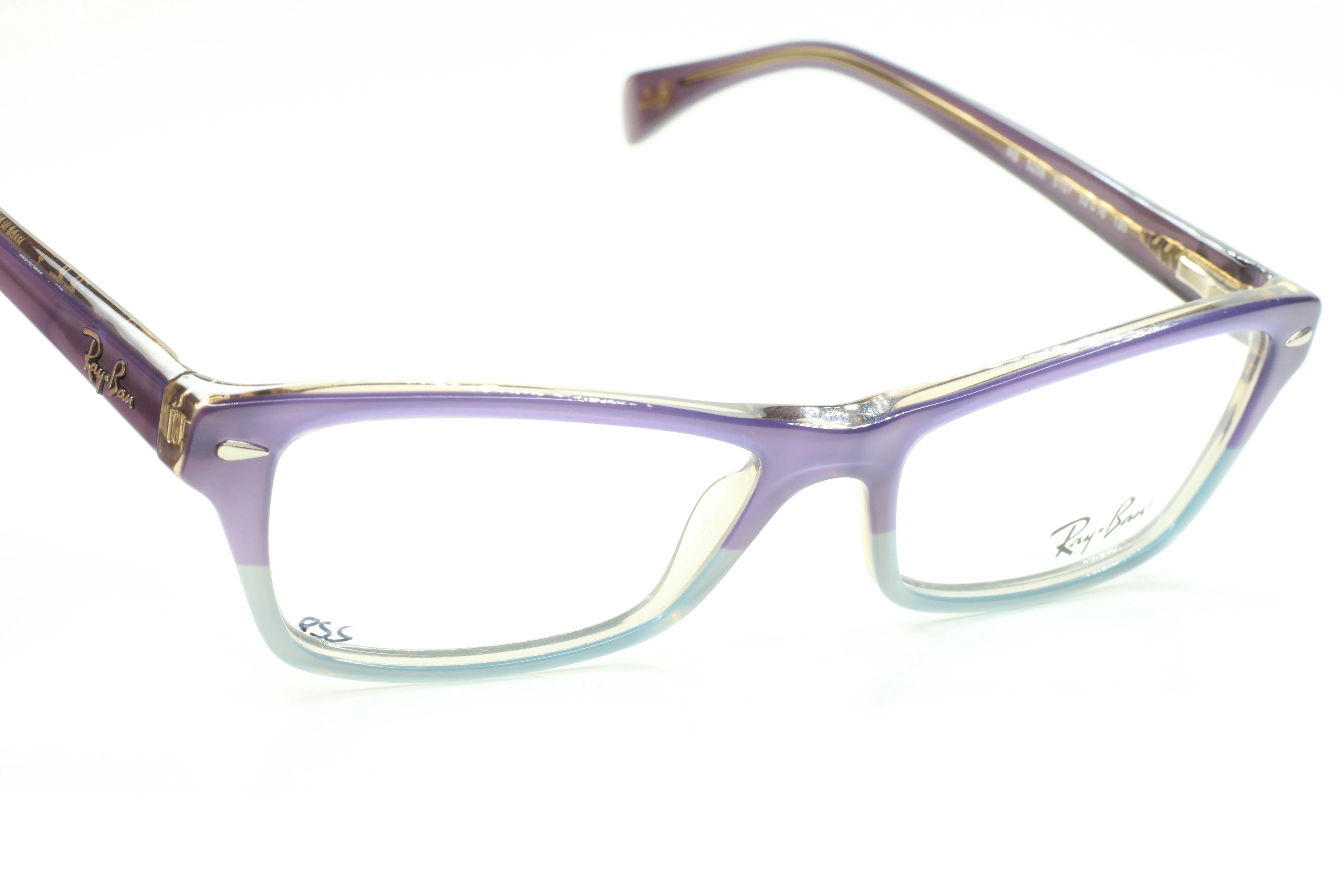 Ray-Ban RB5256 5107 Lavender Gray Fade Designer Italy Eyeglasses