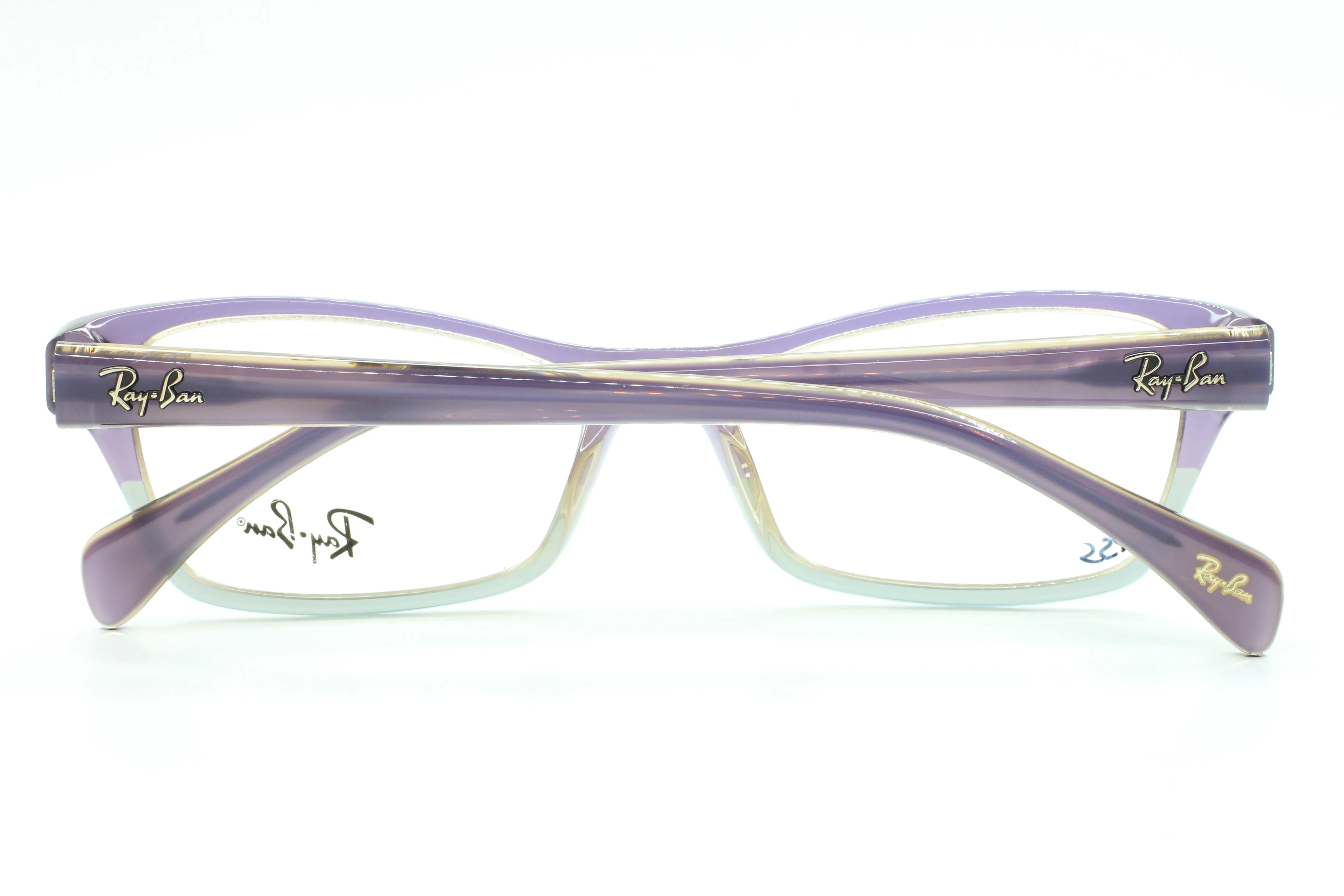 Ray-Ban RB5256 5107 Lavender Gray Fade Designer Italy Eyeglasses