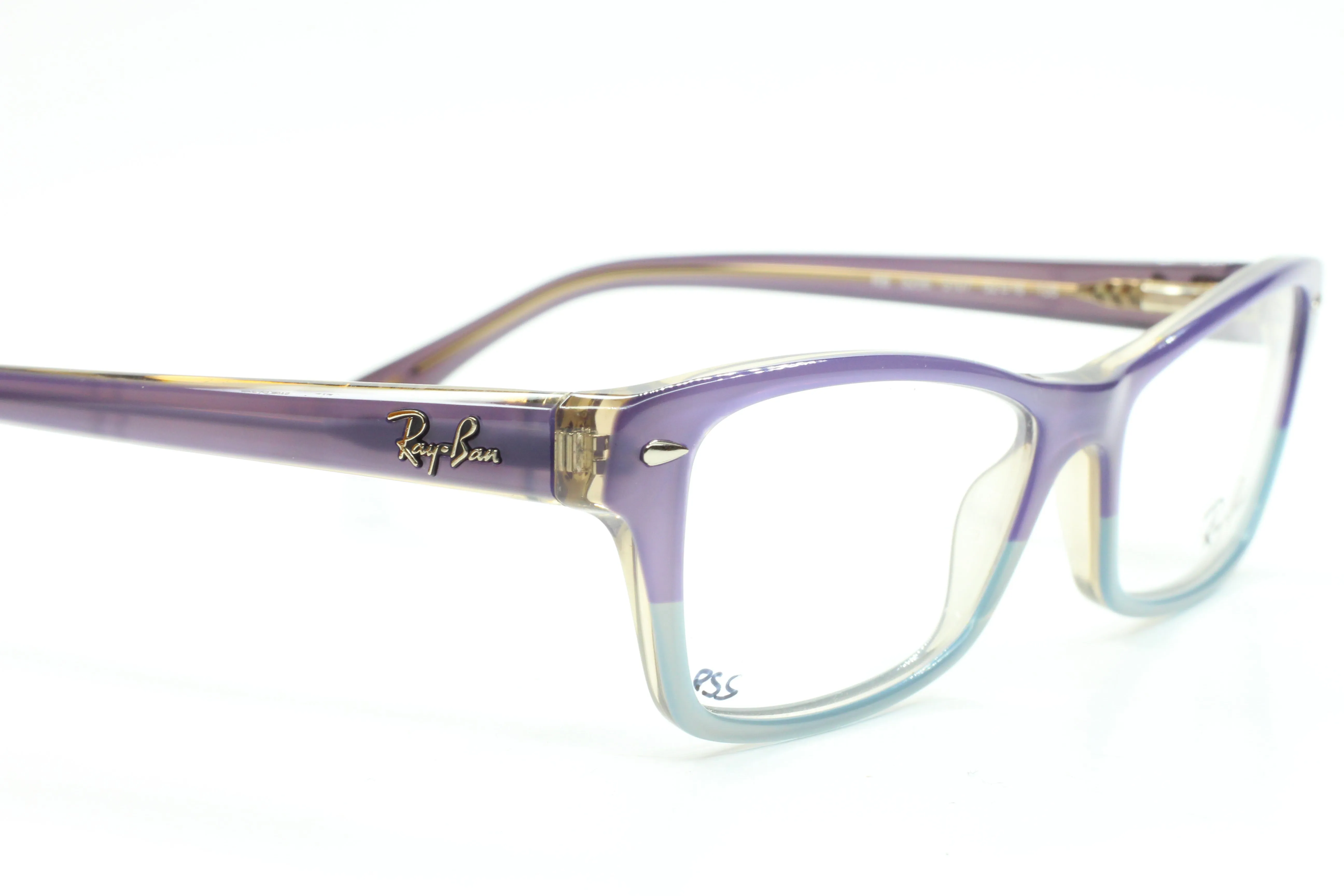 Ray-Ban RB5256 5107 Lavender Gray Fade Designer Italy Eyeglasses