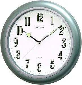 Rhythm Wall Clock, Super Luminous, CMG728NR05