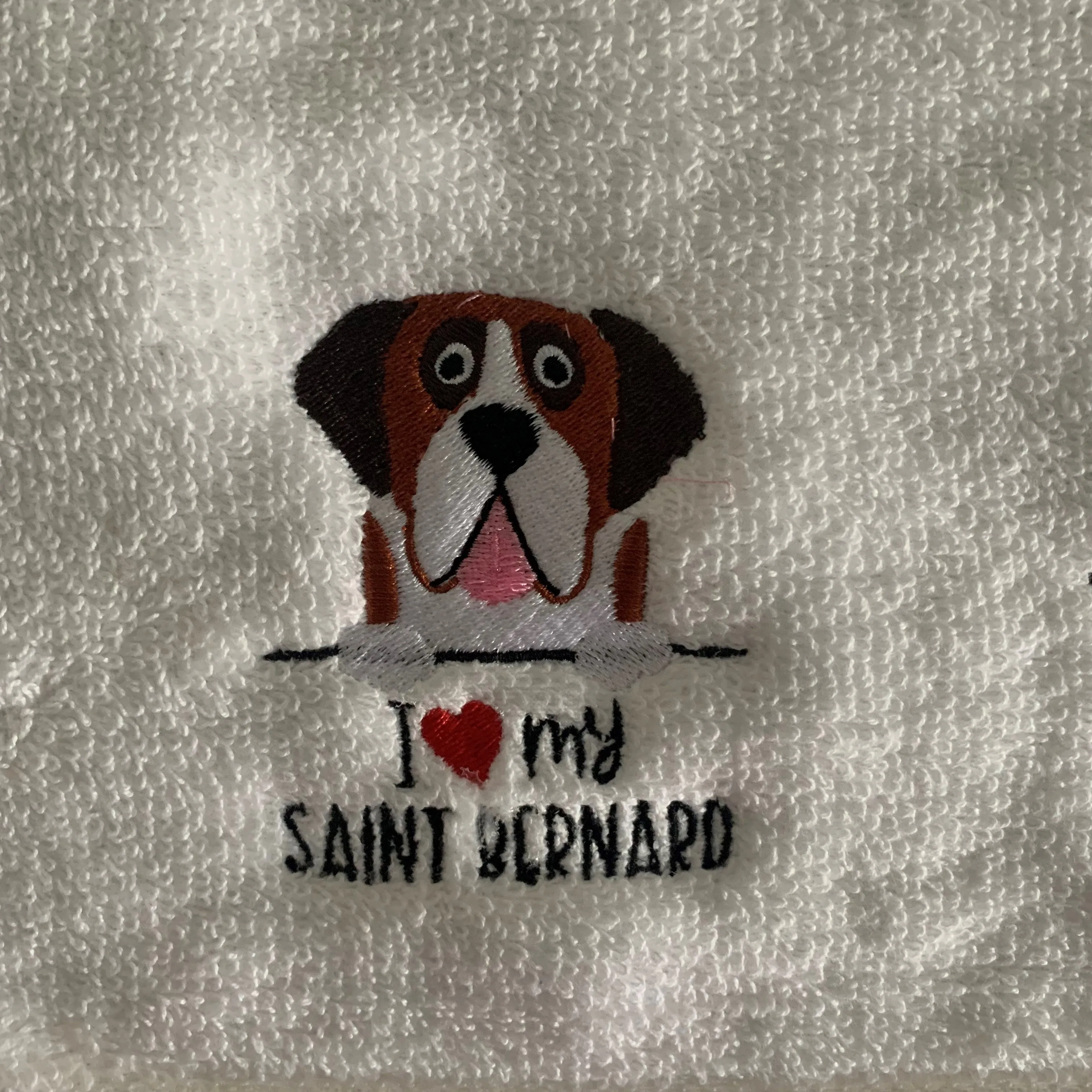 Saint Bernards Dogs Drawstring Gym Bag - Personalised