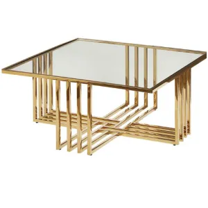 Santos Coffee Table (Available in Gold or Silver)