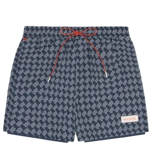 Sealskinz Sheringham Wave Print Swim Shorts Navy