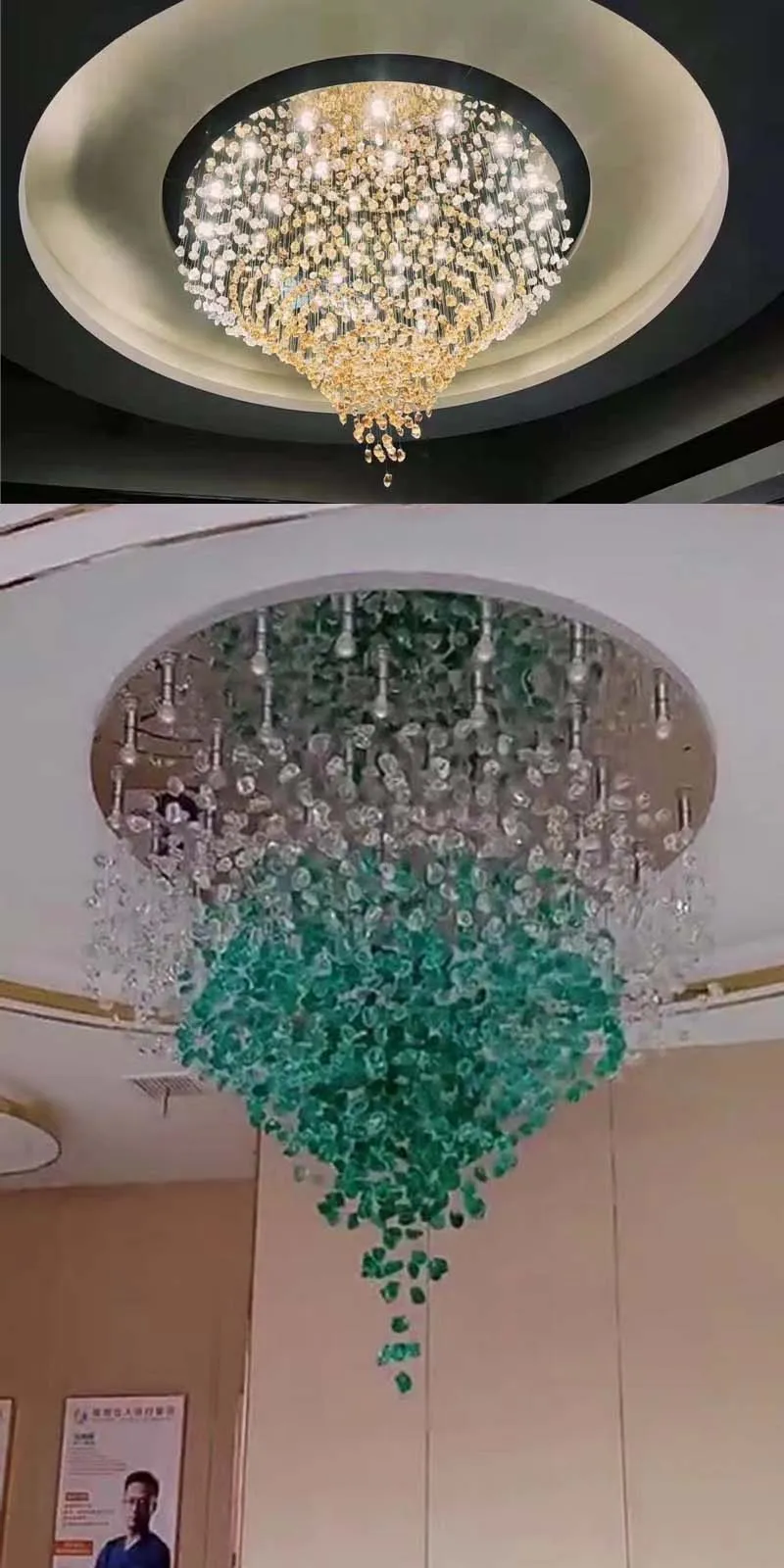 Semi-Precious Chandelier