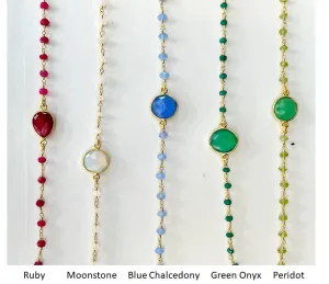 Semi-Precious Stone Bracelets