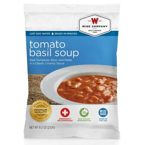 Side Dish - Tomato Basil Soup with Pasta, 4 Servings