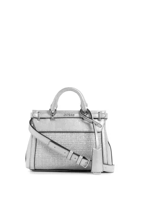 Silver Sestri Mini Satchel Bag