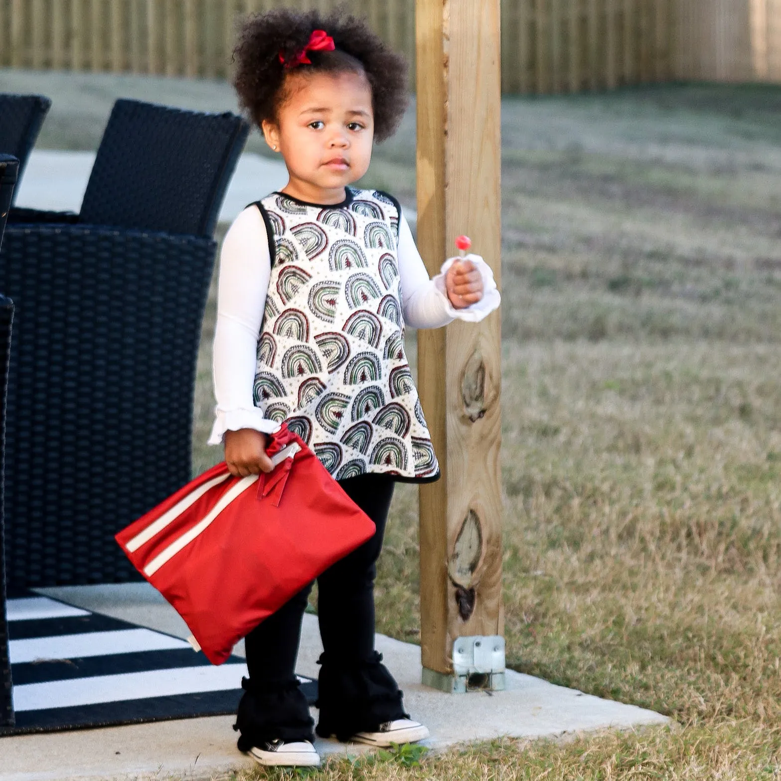 Solid Cranberry Minimalist - Waterproof Wet Bag (For mealtime, on-the-go, and more!)