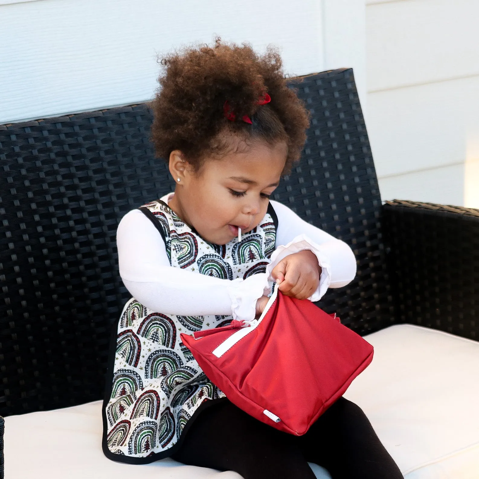 Solid Cranberry Minimalist - Waterproof Wet Bag (For mealtime, on-the-go, and more!)