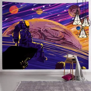 Space Man Forever Tapestry