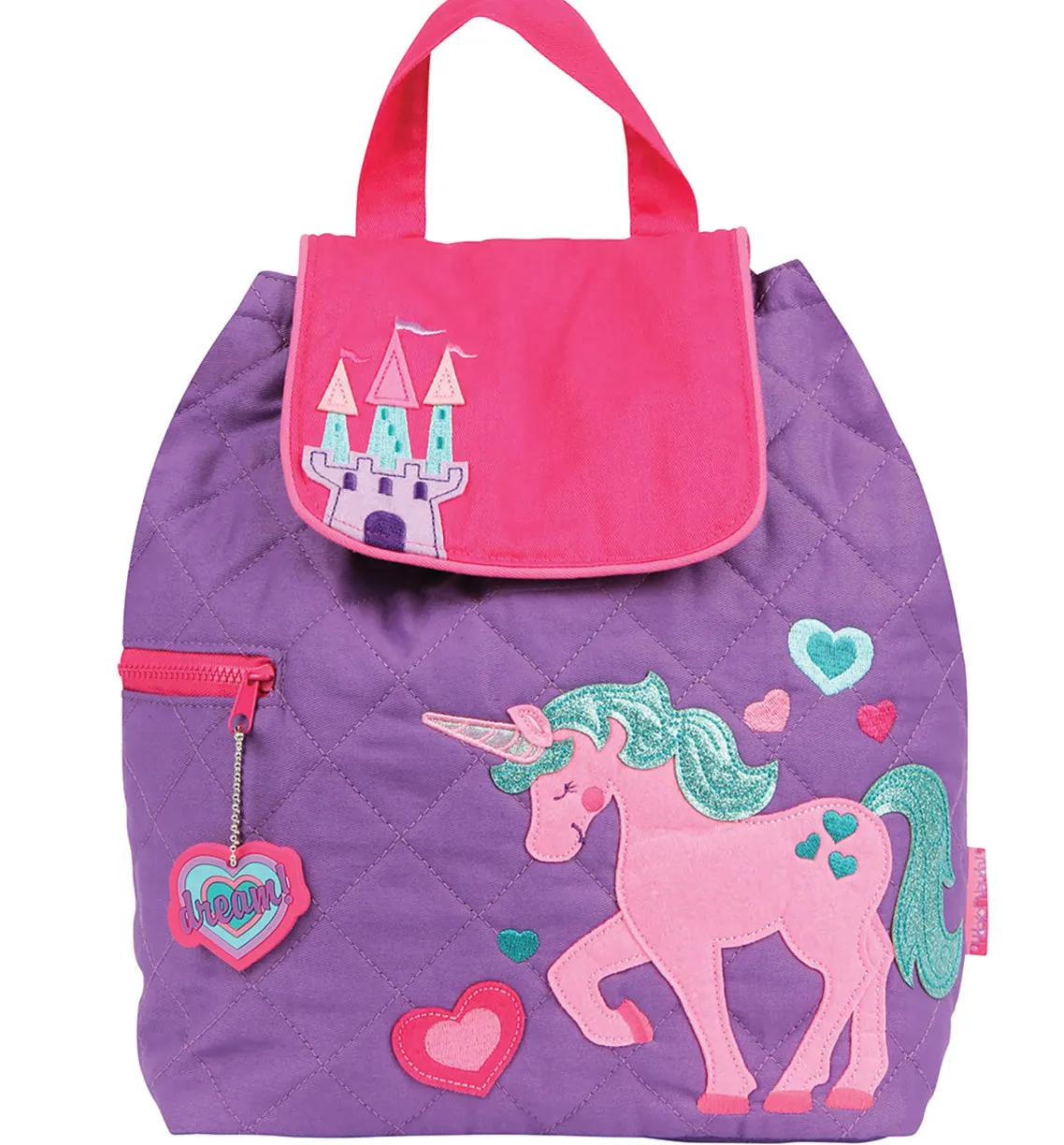 Stephen Joseph Quilted Backpack in Unicorn