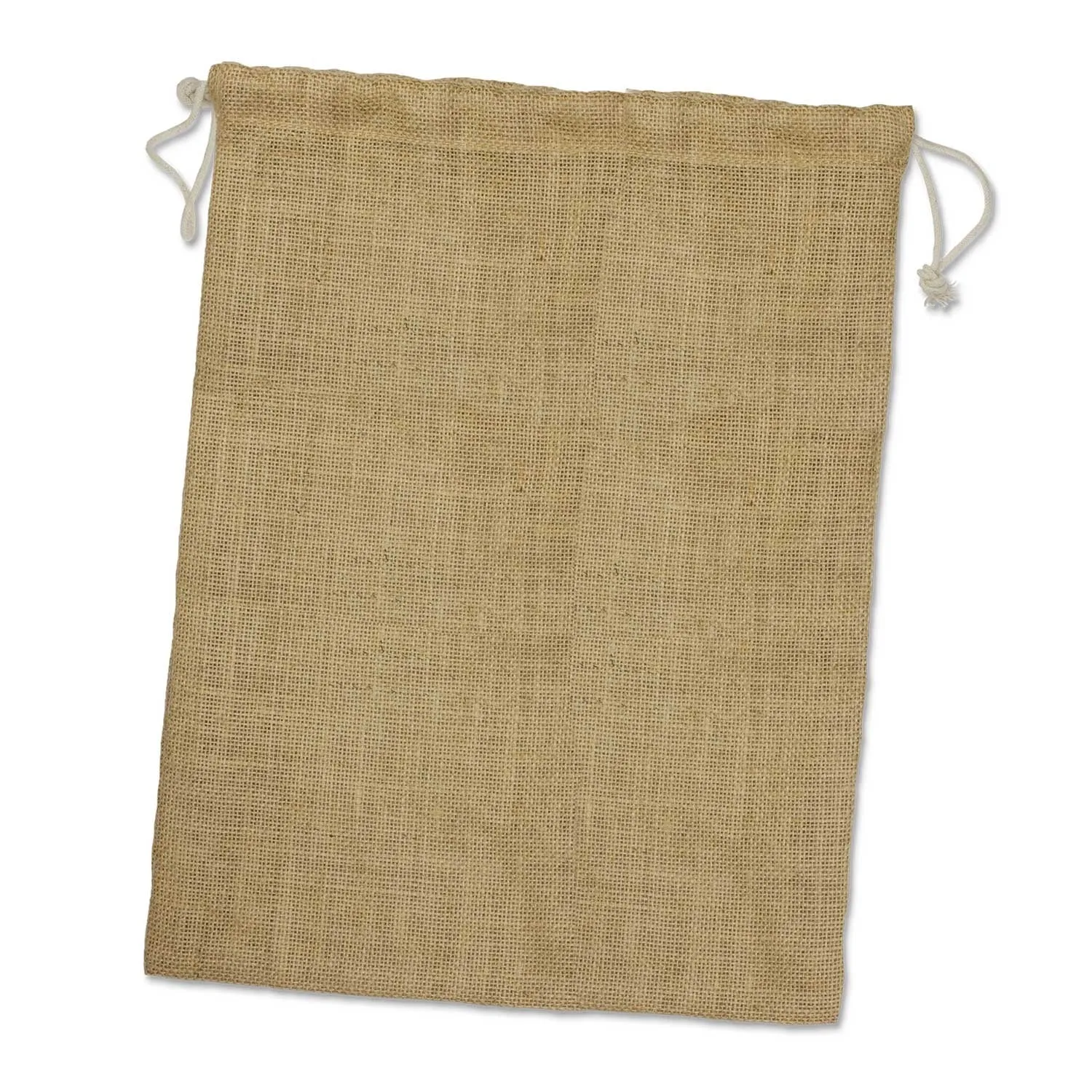 Stock Jute Drawstring Bag-Large(SJB-12T)