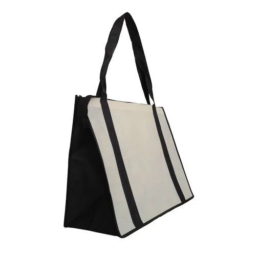 Stock NWPP Large Zipper Shopping Bag(SNB-38D)