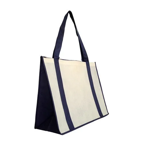 Stock NWPP Large Zipper Shopping Bag(SNB-38D)