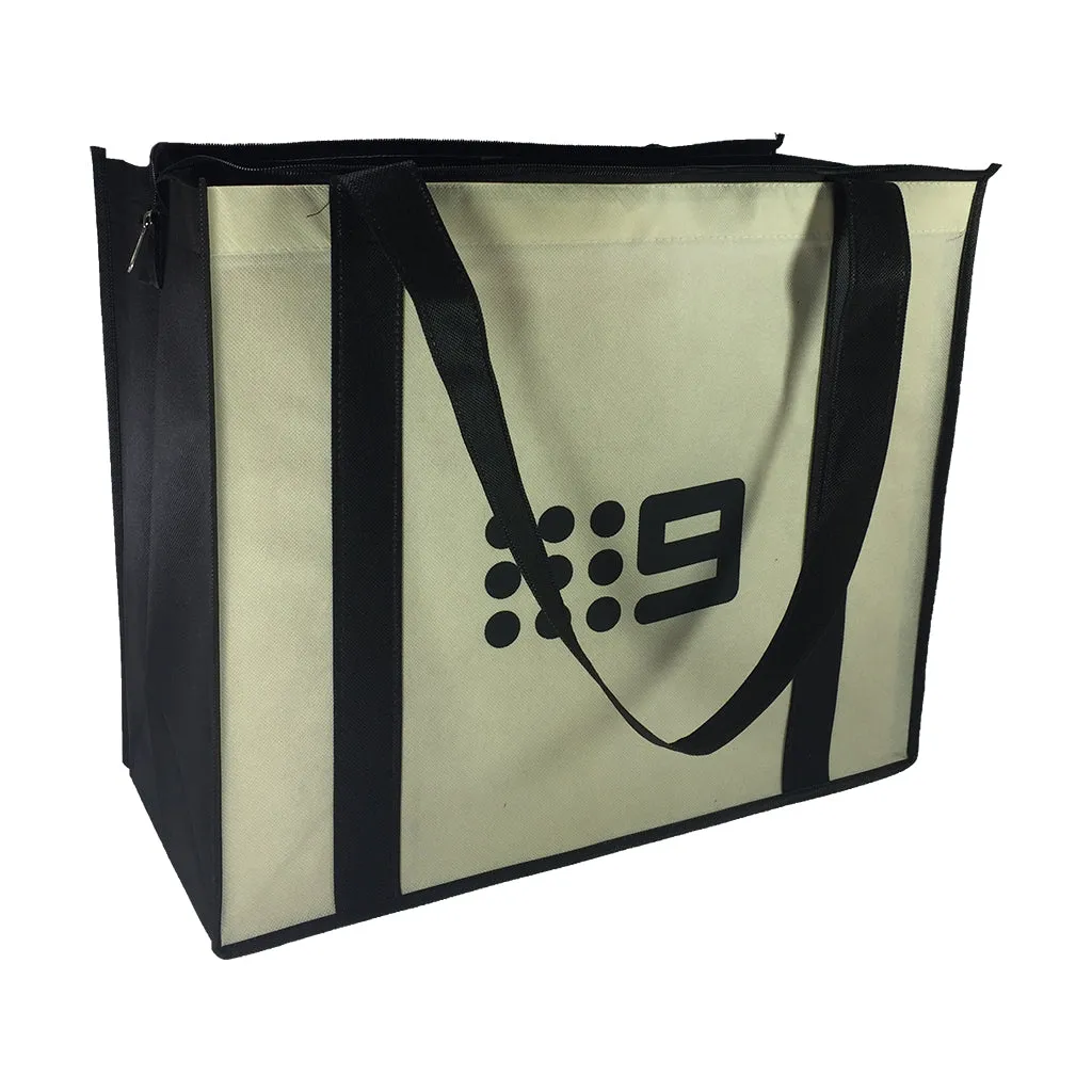 Stock NWPP Large Zipper Shopping Bag(SNB-38D)