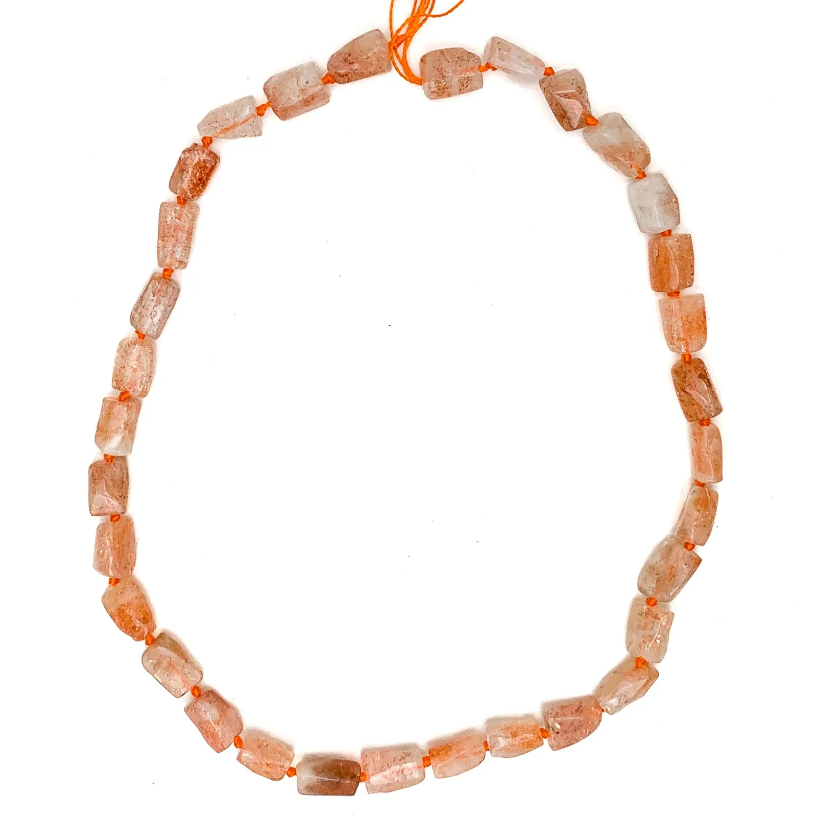 Sunstone Small Rectangles Bead Strand