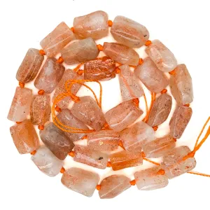 Sunstone Small Rectangles Bead Strand