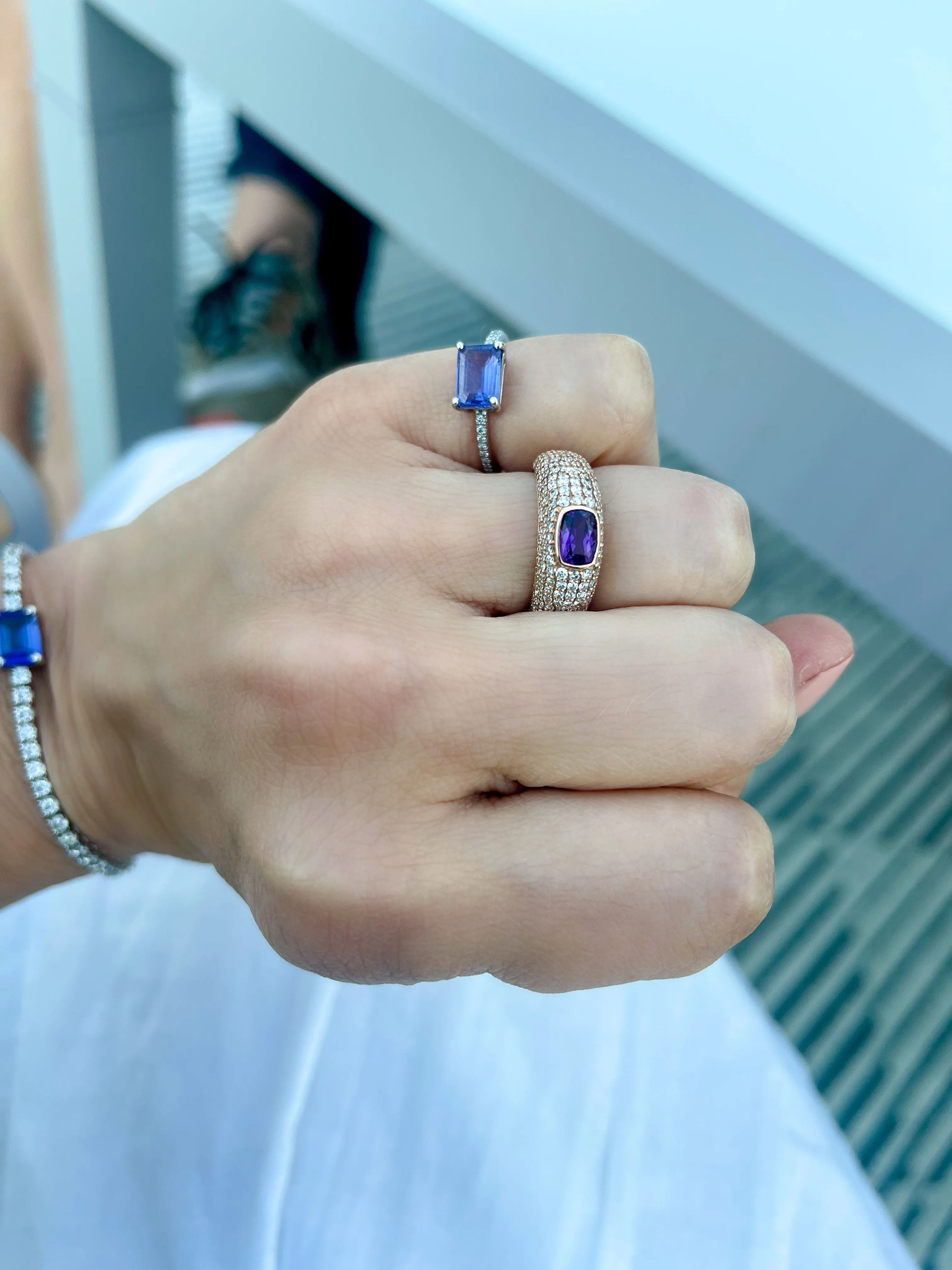 Tanzanite Pinky Ring