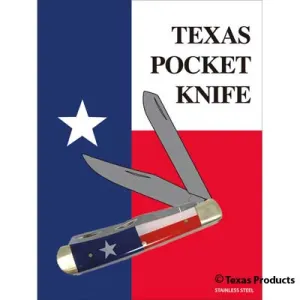 Texas Flag Pocket Knife