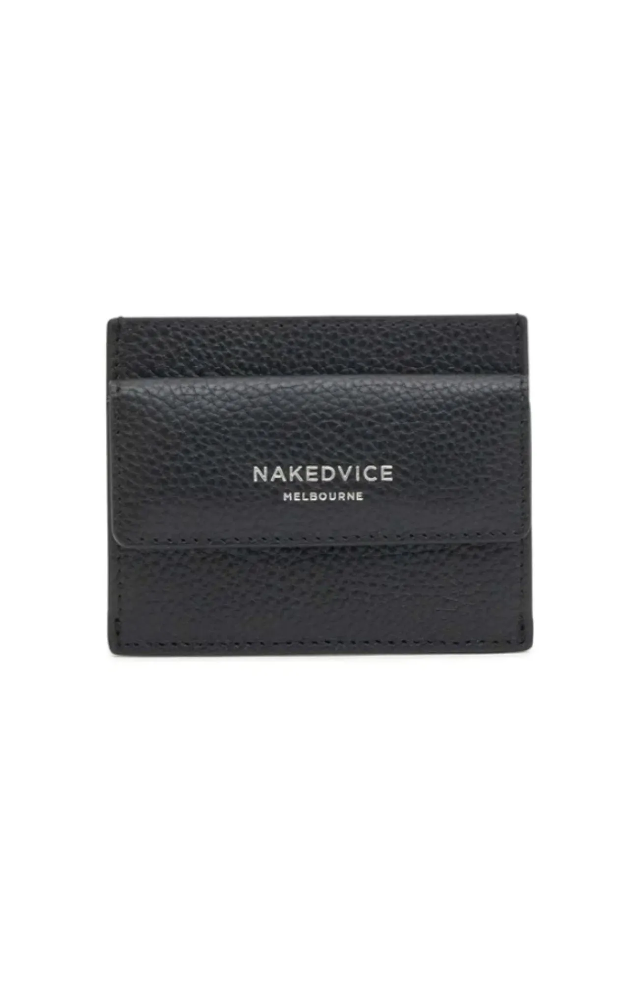 The Kelly Wallet Black Silver