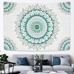 The Sage Mandala Tapestry