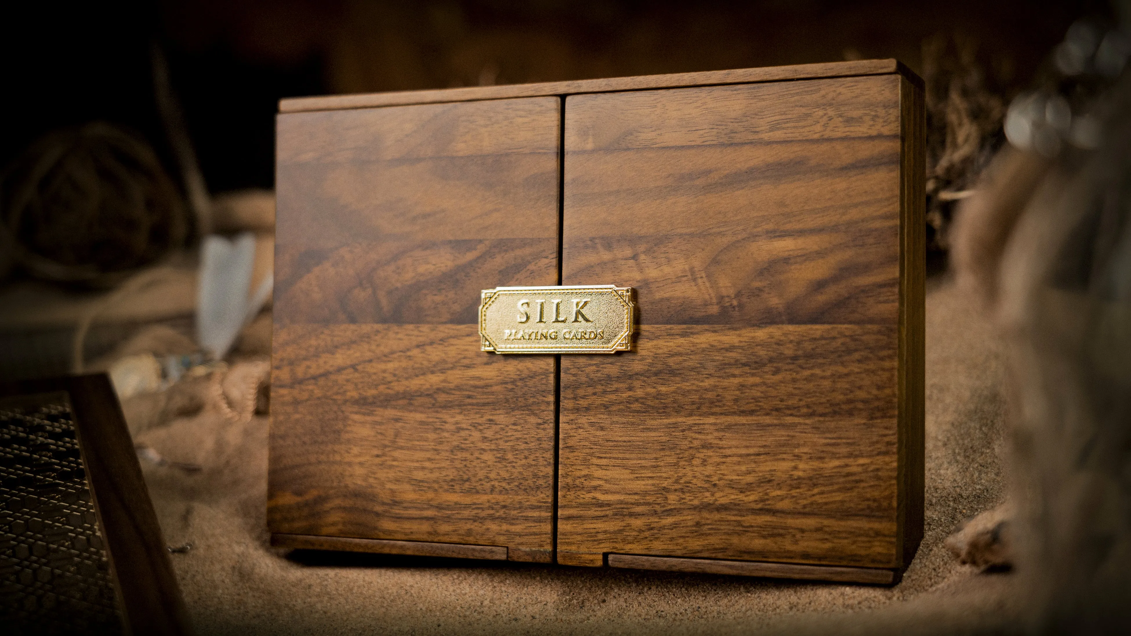 The Silk Wooden Boxset by Ark Playing Cards