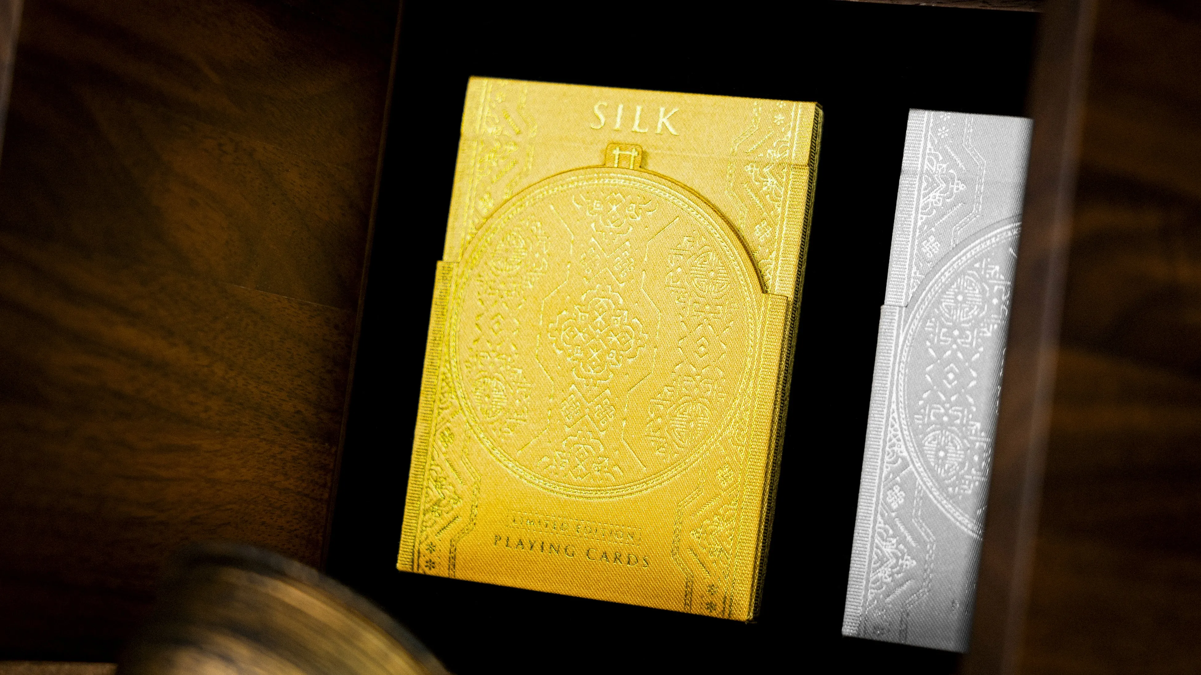 The Silk Wooden Boxset by Ark Playing Cards