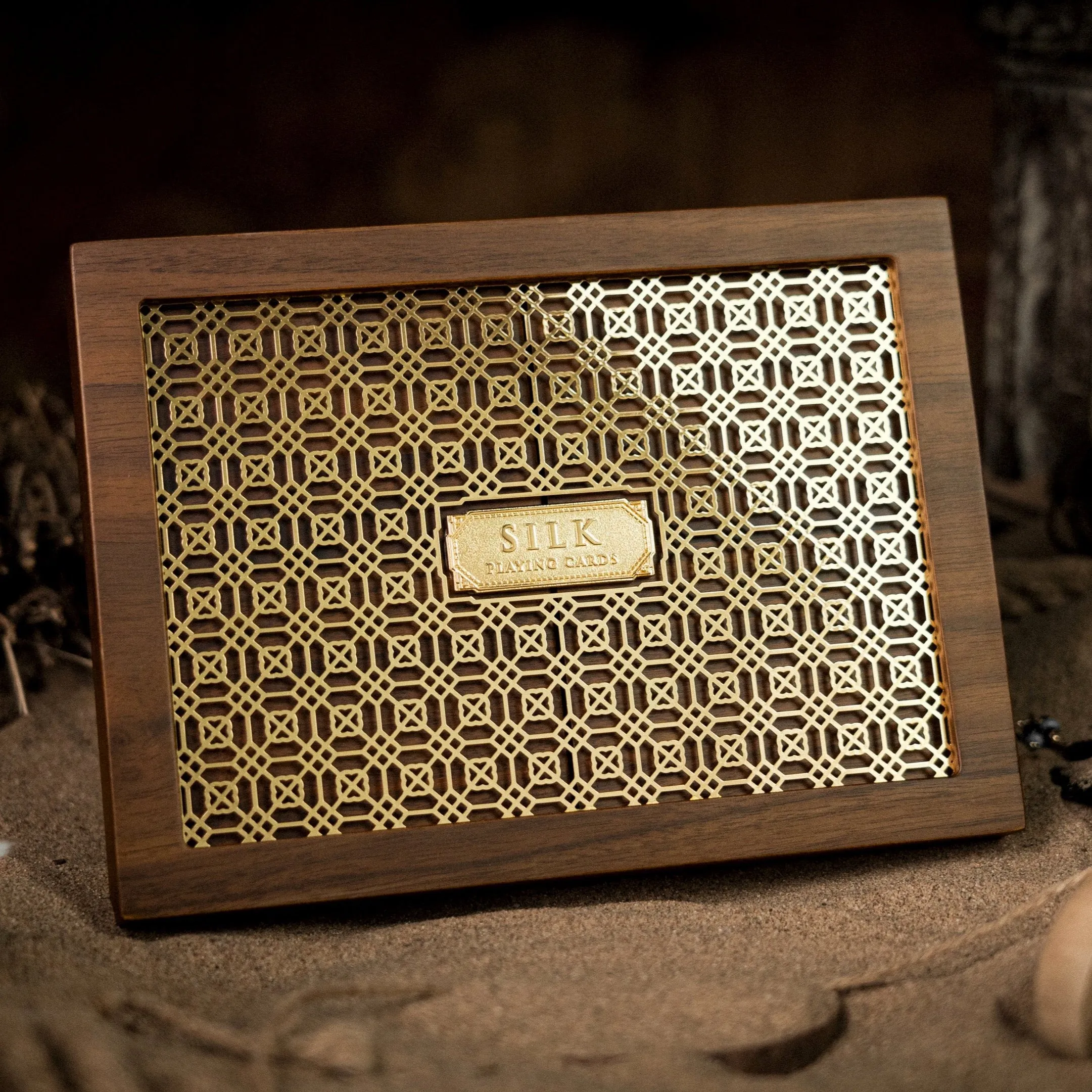 The Silk Wooden Boxset by Ark Playing Cards