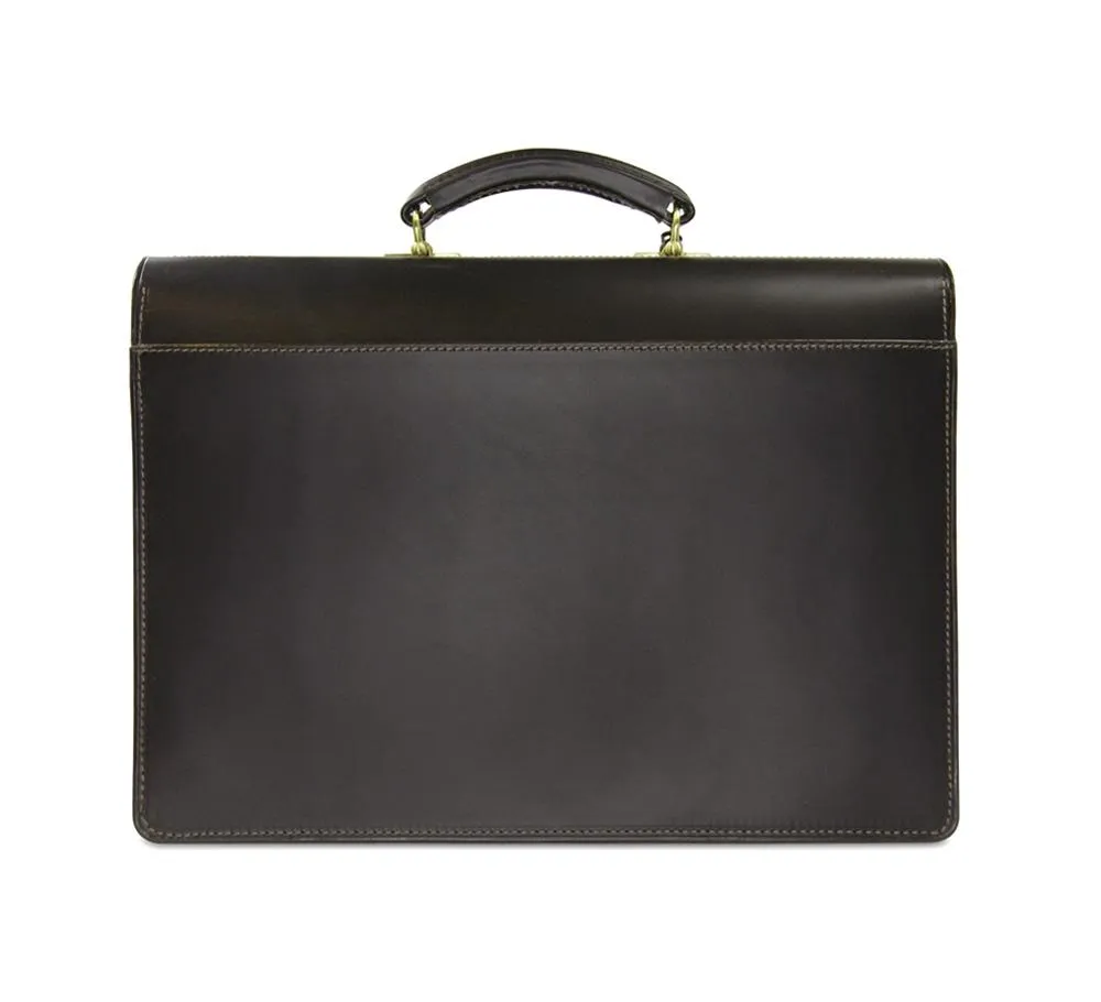 Three Pocket Traditional Briefcase