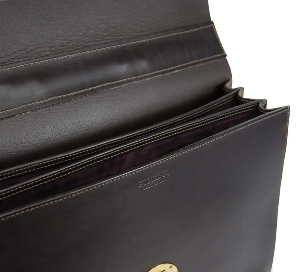 Three Pocket Traditional Briefcase