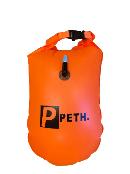 Tow float / Dry Bag - Hot Orange