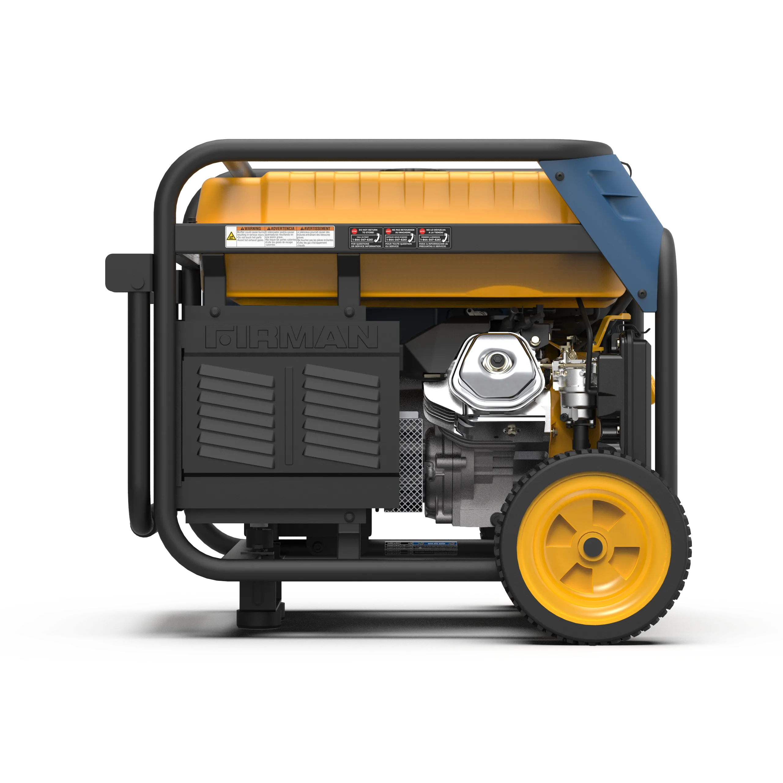 Tri Fuel 7500W Portable Generator Electric Start 120/240V