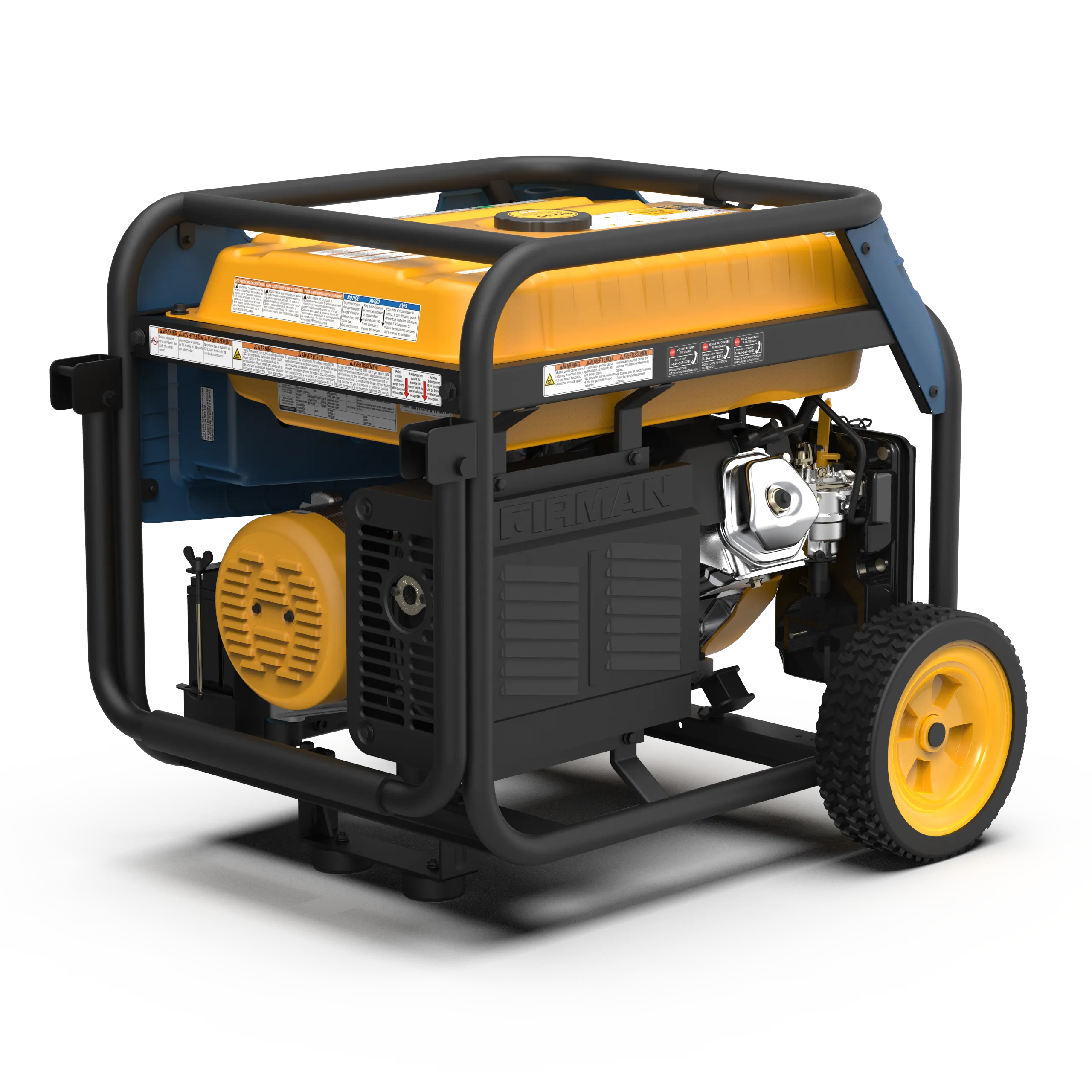 Tri Fuel 7500W Portable Generator Electric Start 120/240V