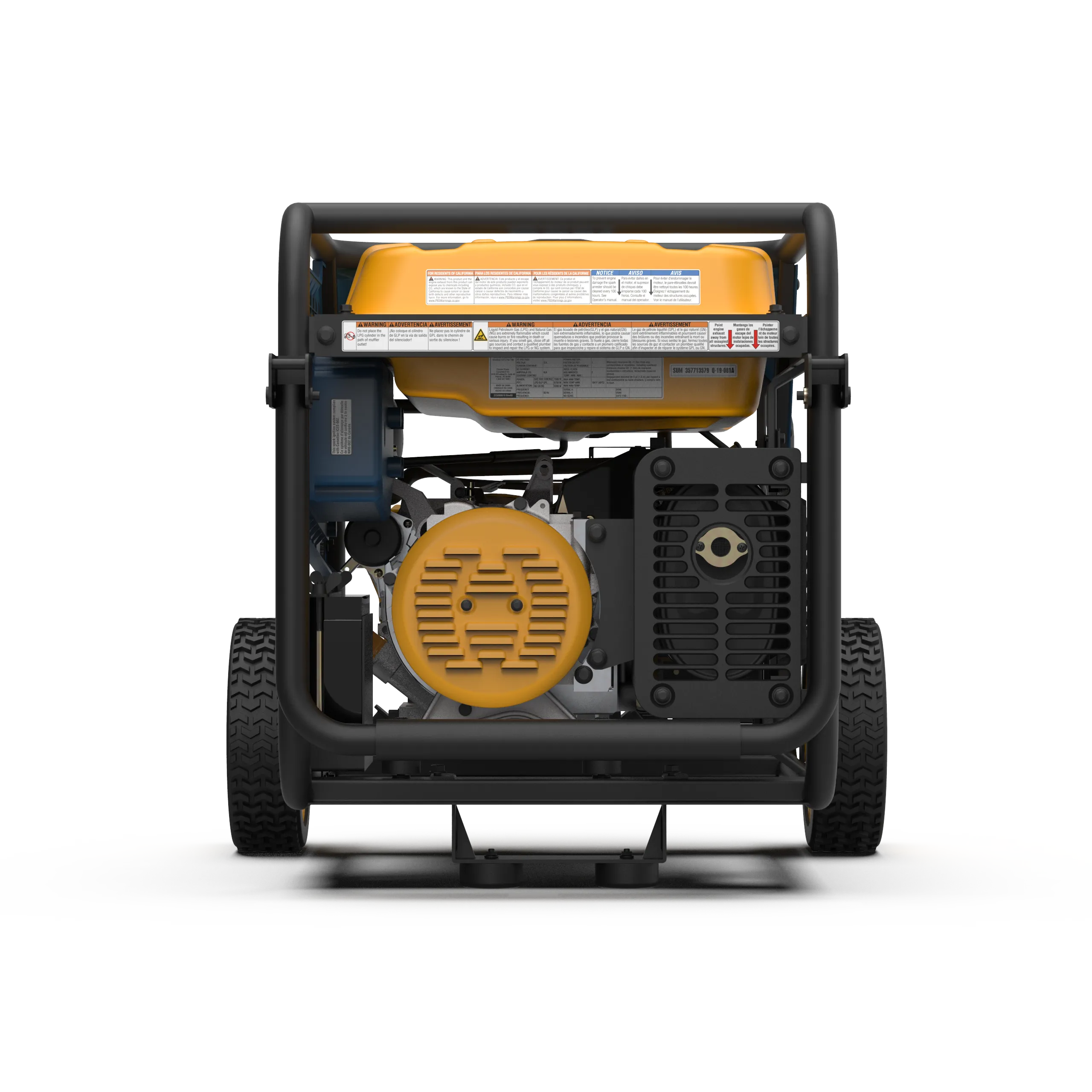 Tri Fuel 7500W Portable Generator Electric Start 120/240V