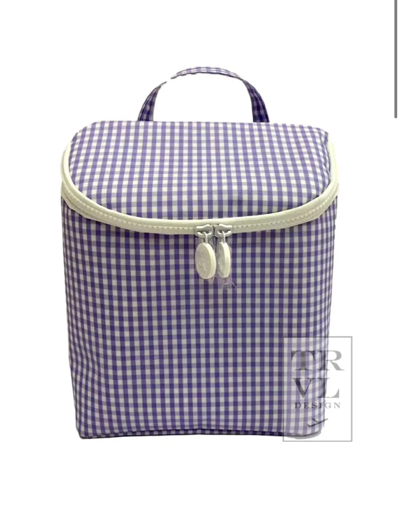 TRVL Take Away Insulated Lunch Bag Gingham Collection- All Colors