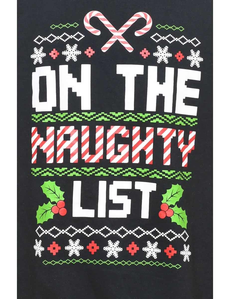 Unique Christmas Sweatshirt - L