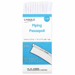 UNIQUE Cord Piping 2.3mWhite 000