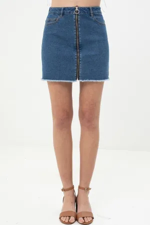 Unique Design Denim Skirt