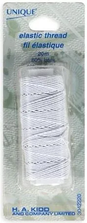 Unique Elastic Thread White