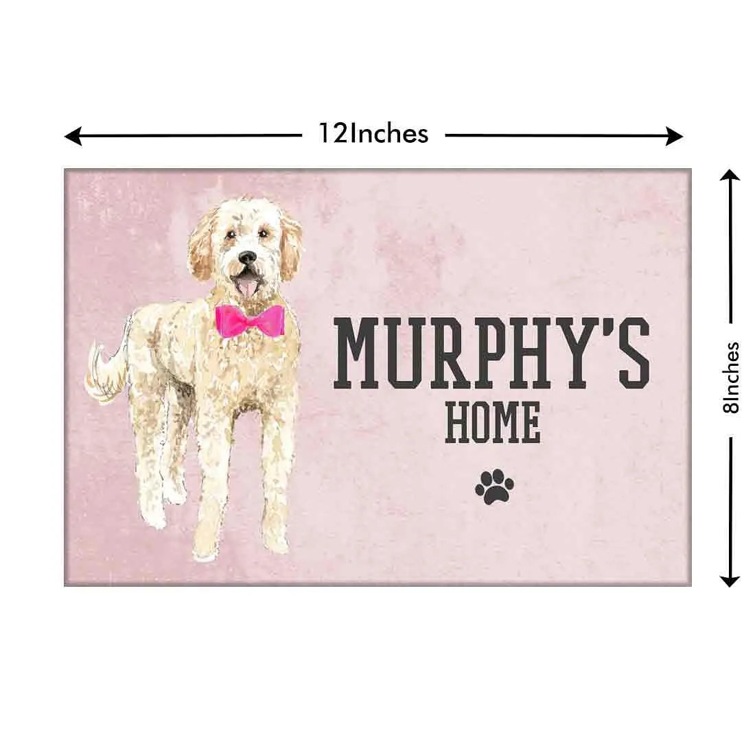 Unique Personalized Dog Nameplate -Sweet Doggy Love