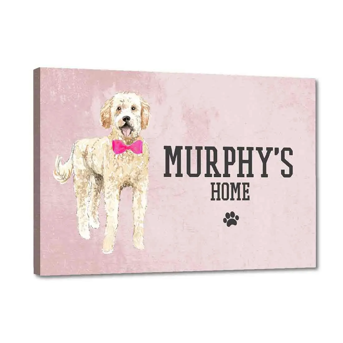 Unique Personalized Dog Nameplate -Sweet Doggy Love