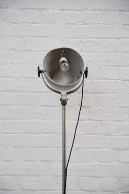 unique rare AWESOME concrete base INDUSTRIAL floor standing lamp