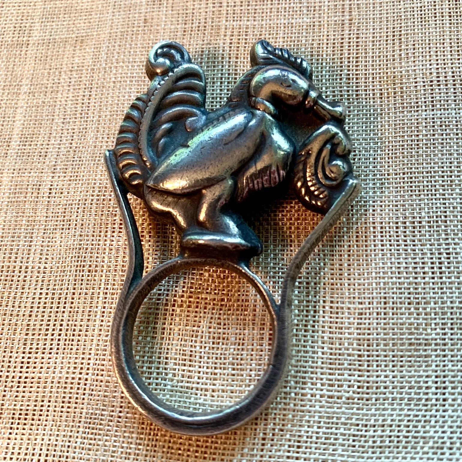 Unique Vintage Silver Ring, India