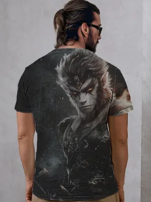 Unique Wukong Graphic Tee