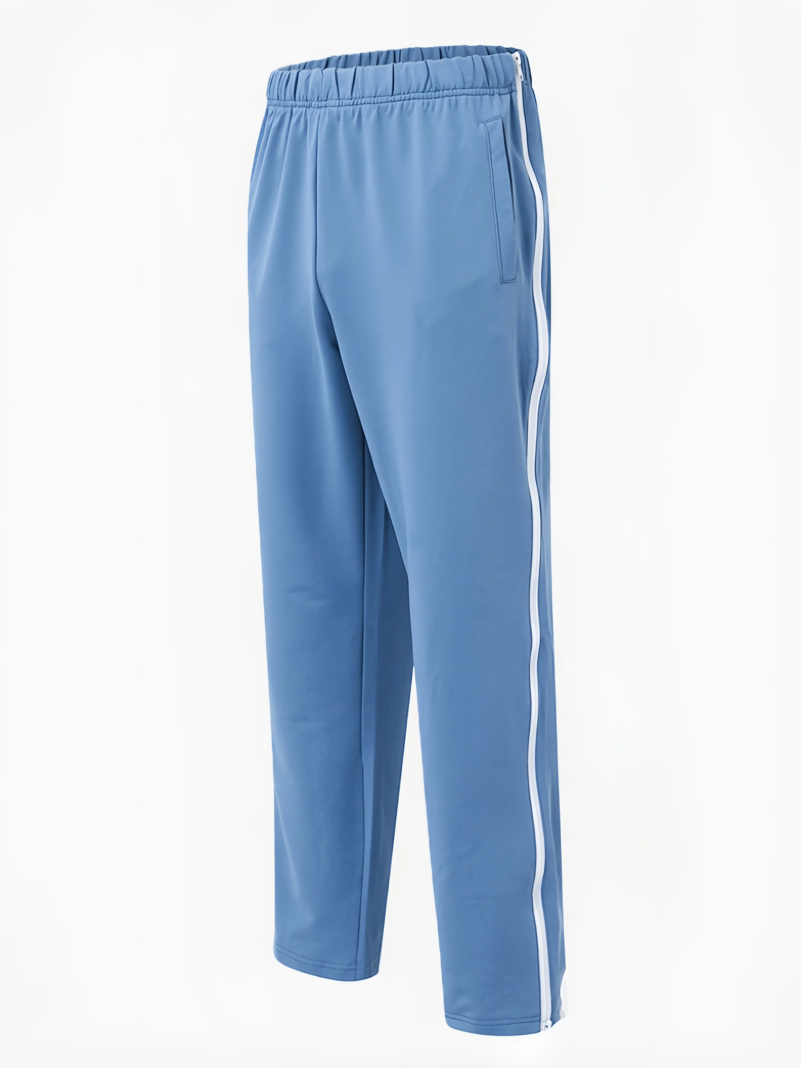 Unique Zipper Slit Side Sweatpants